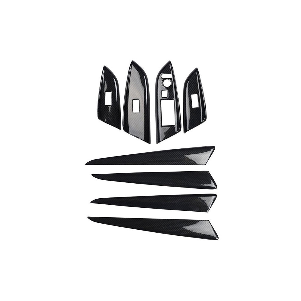 เหมาะสําหรับหางเสือขวา 14-20 Honda FIT FIT Gk3 Gk5 ดัดแปลงรูปแบบคาร์บอนไฟเบอร์ภายใน Air Outlet Patch