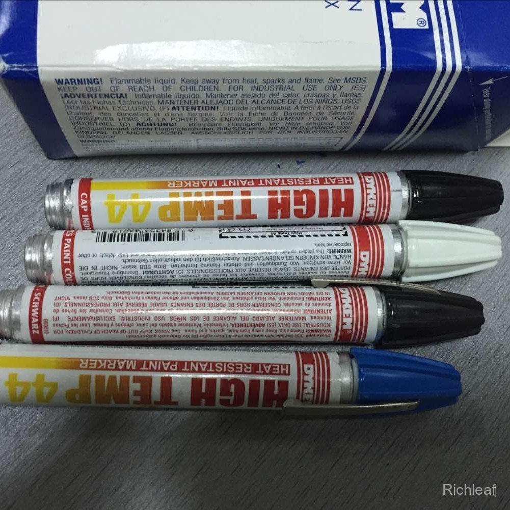 American DYKEM HIGH TEMP FINE ประเภท 33 ปากกาสีอุณหภูมิสูงเครื่องหมายทนอุณหภูมิสูง