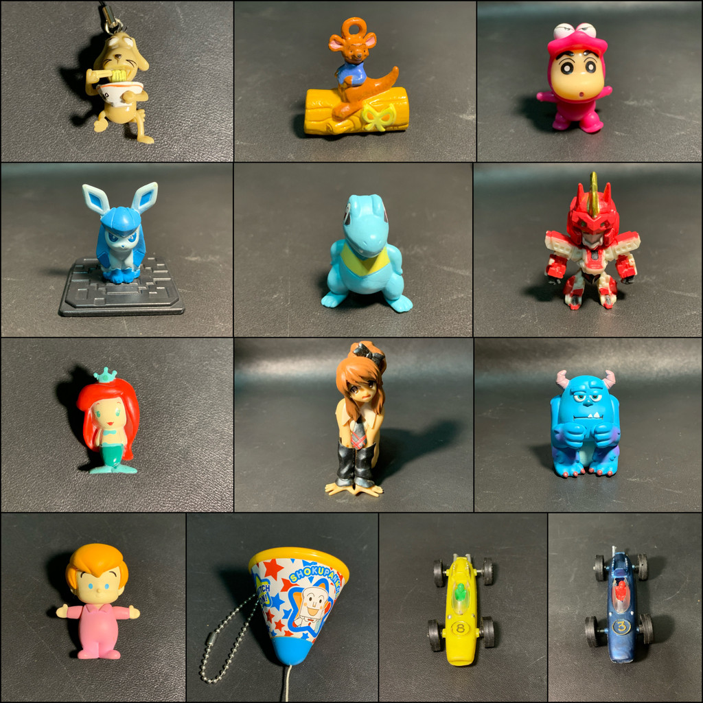 Suzumiya Haruhi, Ariel, Don Siboglione, Disney Michael, Anpangma, Pooh, Shinchan, Pokemon, Gundam, S