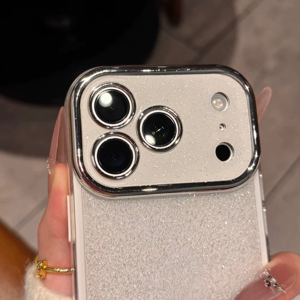 แวววาว 2 ใน 1ชุบอะคริลิคเคสโทรศัพท์สําหรับ ไอโฟน 17 มือโปร สูงสุด 17 อากาศ 16 บวก 15 14 13 12 11 กันกระแทกป้องกันปลอก ราคา ถูกที่สุด ดีลบีเคเค แกลเลอรีภาพที่ 8