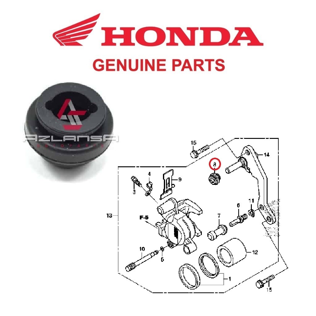 บูท B ( 45133-MA3-006 ) RS150R V1 V2 V3, RS-X V1 V2, CBR150R, CBR250RR, ADV 150, ADV 160 & Vario 160