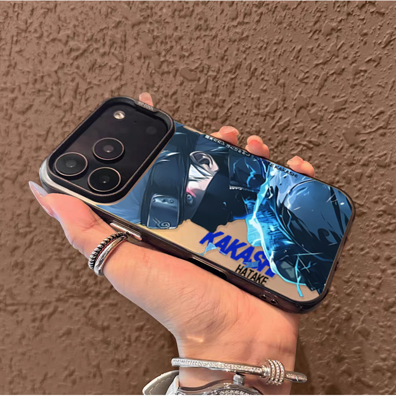 สําหรับ Samsung Galaxy S25 S24 S23 Ultra S24FE S25FE Matte อะนิเมะ NARUTO Itachi เลเซอร์ IMD Hard Cover - รูปที่ 3