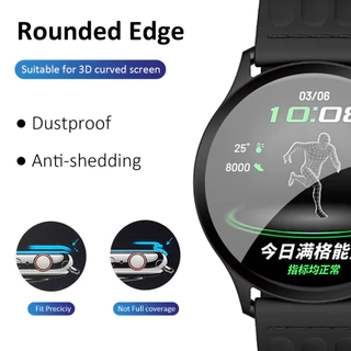ฟิล์มกันรอยหน้าจอสําหรับ OPPO Watch S ฟิล์มป้องกันรอยขีดข่วนฟิล์มครอบคลุมเต็มรูปแบบอุปกรณ์เสริมสมาร์ทวอทช์สําหรับ OPPO WatchX/X2 ฝาครอบป้องกัน