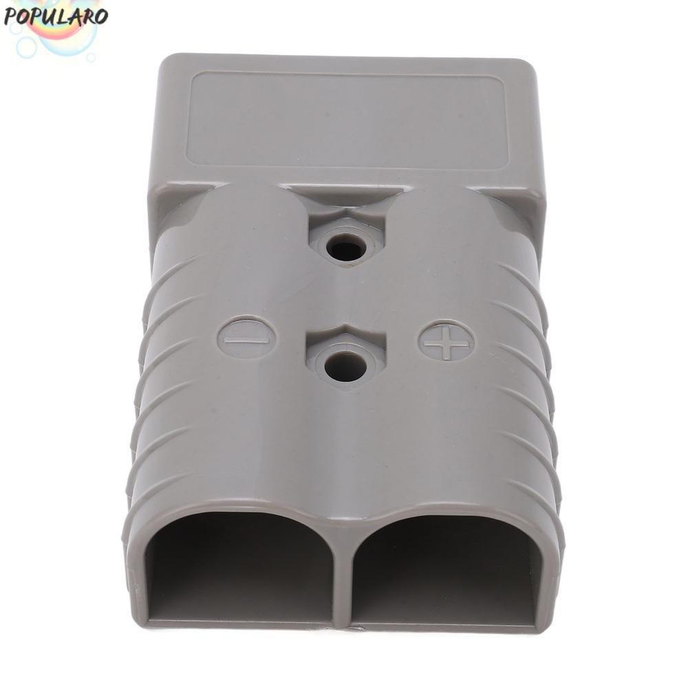 ปลั๊กไฟ POPULARO เชื่อมต่อด่วนแบตเตอรี่สีเทา 600V ทนทาน 350A Quick Disconnect Motor Winch