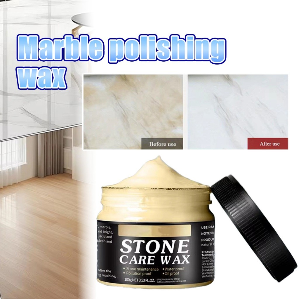 130g ขี้ผึ้งขัดเคลือบพื้นหิน Stone polishing wax แว็กซ์เงาขัดหิน กาวขัดหิน กันน้ํา อเนกประสงค์ - รูปที่ 3