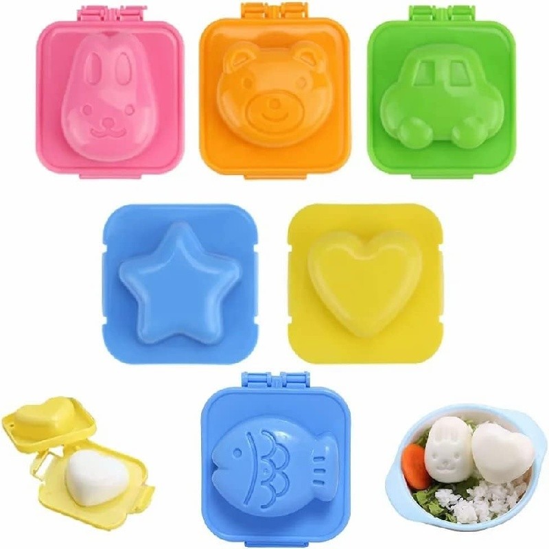 แม่พิมพ์ไข่ต้มข้าว Mould การ์ตูน Bento Maker แม่พิมพ์ข้าว Bento อุปกรณ์เสริม