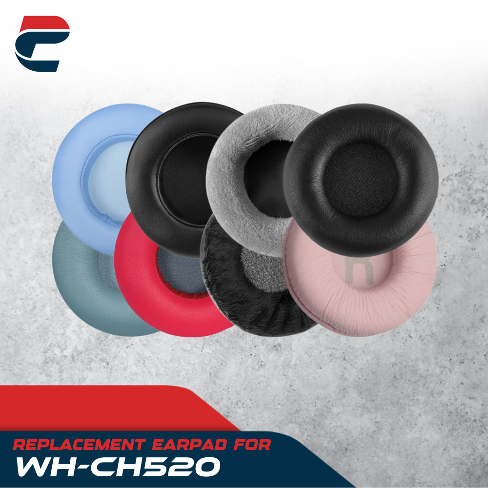 แผ่นโฟมแผ่นรองหูฟัง Sony WH-CH520 WH CH 520 Earcup Earpad Foam