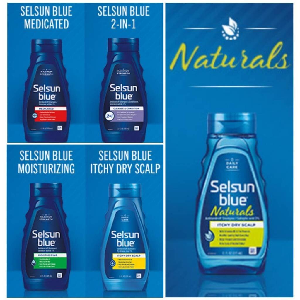 Selsun Blue Anti-dandruff Shampoo, 325ml. แชมพูขจัดรังแค