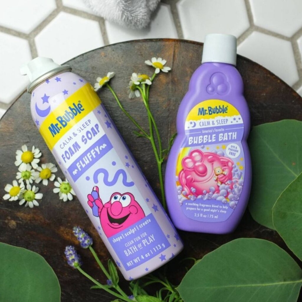 Mr. Bubble Calm & Sleep Foam Soap สบู่โฟมอาบน้ำ, ผงเกลืออาบน้ำ & Bubble bath สำหรับเด็ก