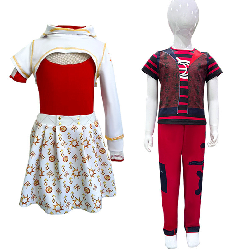 ชุดคอสเพลย์ฮัลโลวีน Zombie Hooded Suit เหมาะสำหรับเด็กเล่นตามบทบาท 11.03w