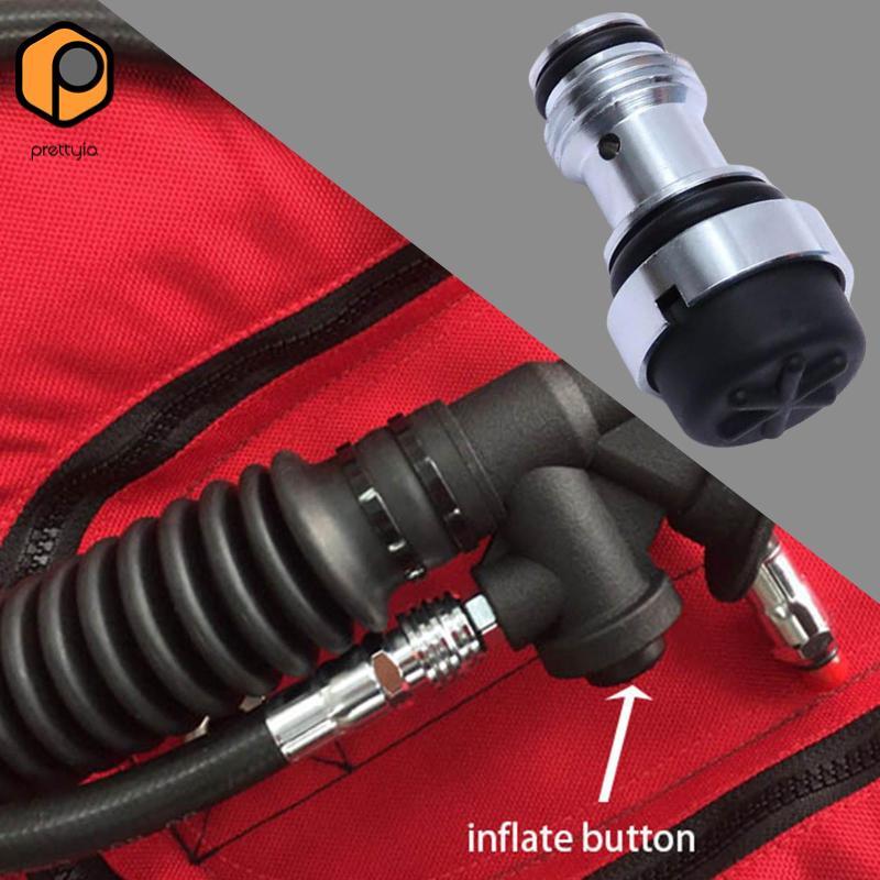 Prettyia BCD Inflator วาล์วนำเข้า ใช้ง่ายสำหรับการดำน้ำดูปะการัง และ Oral Power Inflator 45 องศา — صورة 3