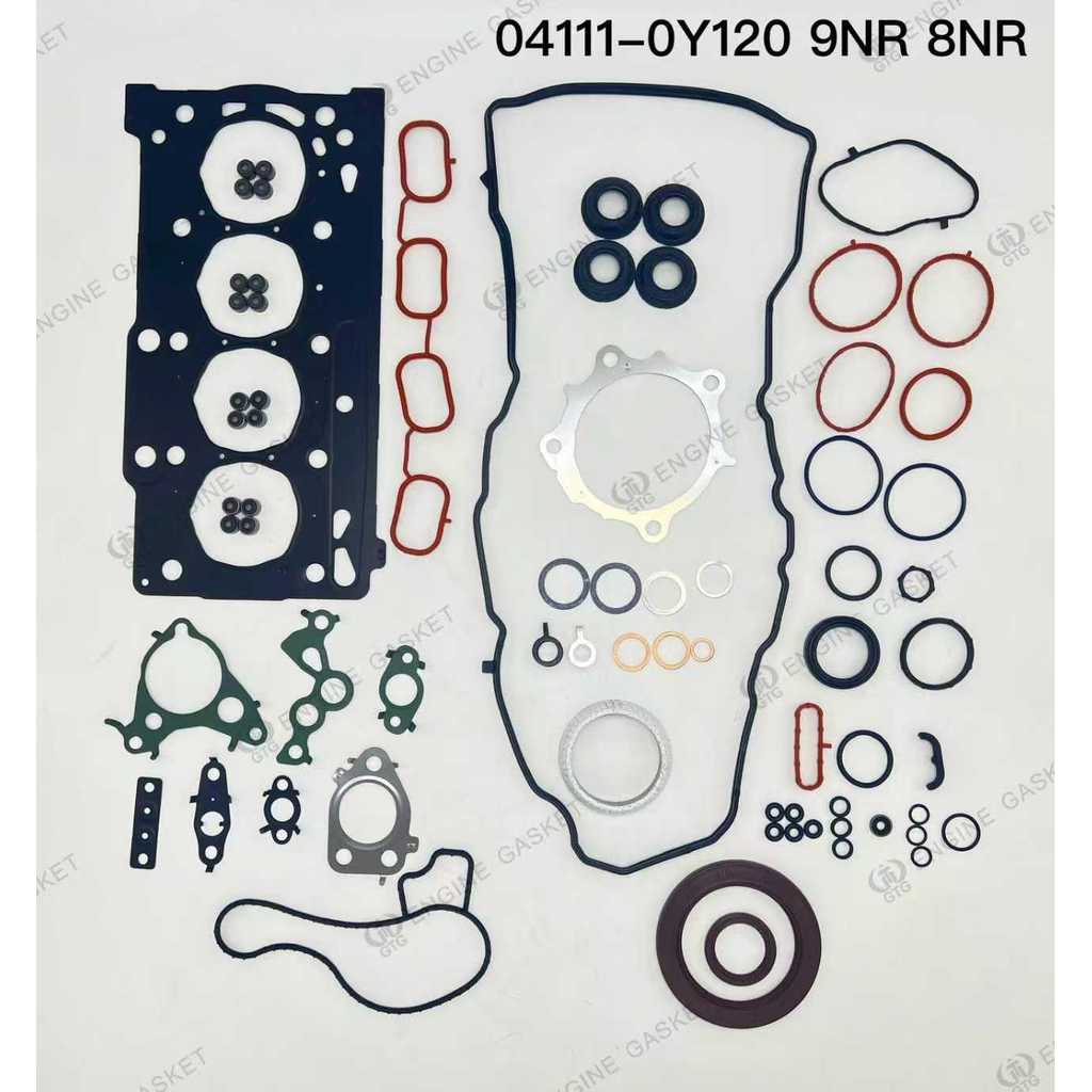 เครื่องยนต์ Full Rebuild Overhaul หัวปะเก็นชุดสําหรับ Toyota 8NR/9NR-FTS 1.2L 4cyl
