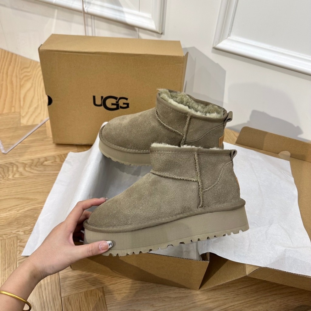 UGG Snow Boots รองเท้าหิมะพื้นหนากันลื่น