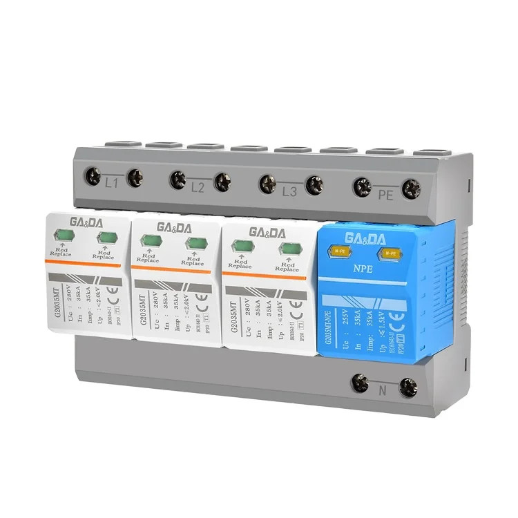ใหม่ Surge Arrester Protector SPD 280V AC Solar Surge อุปกรณ์ป้องกัน