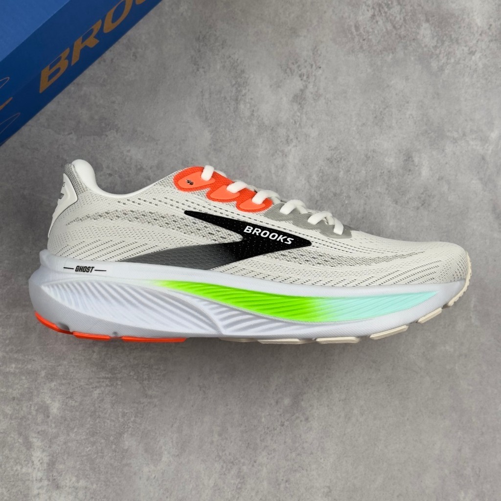Brooks Ghost 17 รองเท้าวิ่งทนทาน ระบายอากาศได้ดี พื้นรองเท้าลดแรงกระแทก DNA LOFT V2 ออกแบบมาสำหรับกา