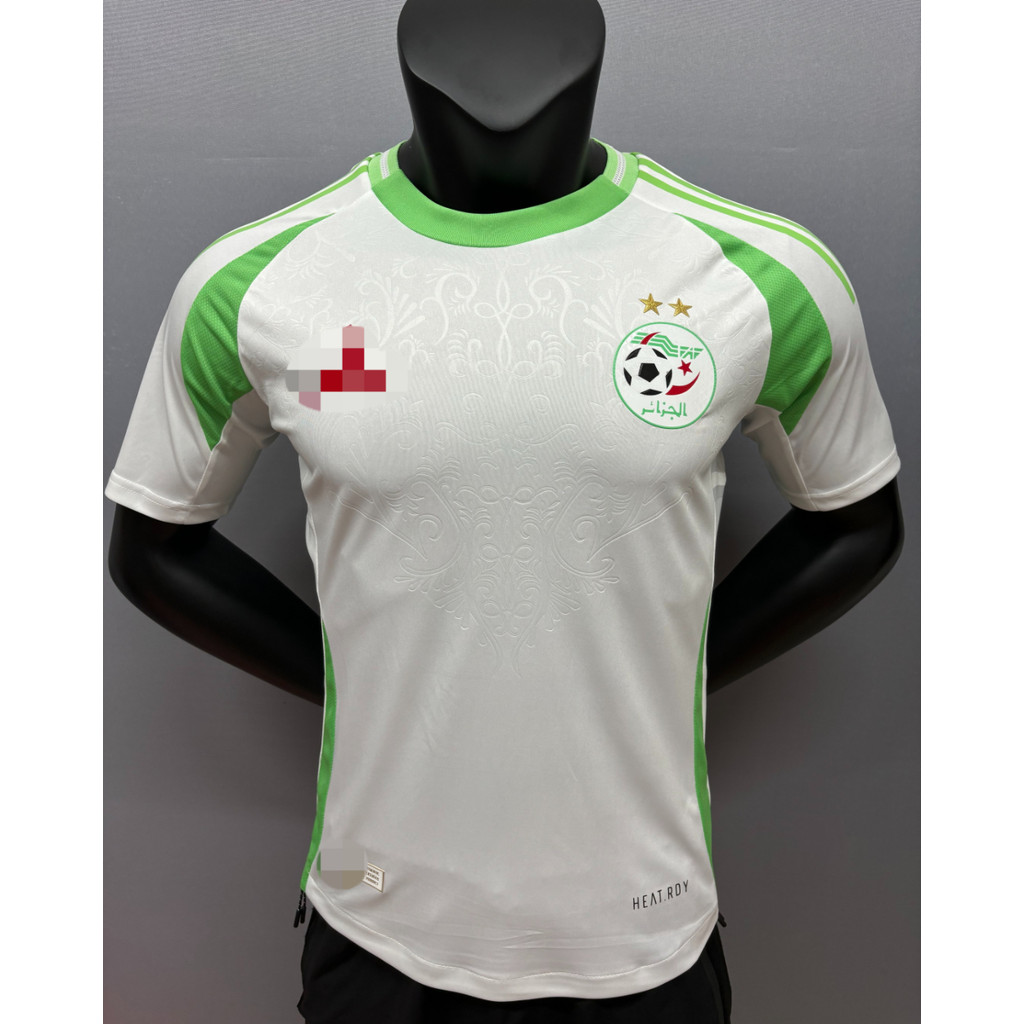 คุณภาพสูงผู้เล่น 2025-26 Algeria away เกม Jersey ฟุตบอลฟุตบอลชุดกีฬาเสื้อยืด S-3XL