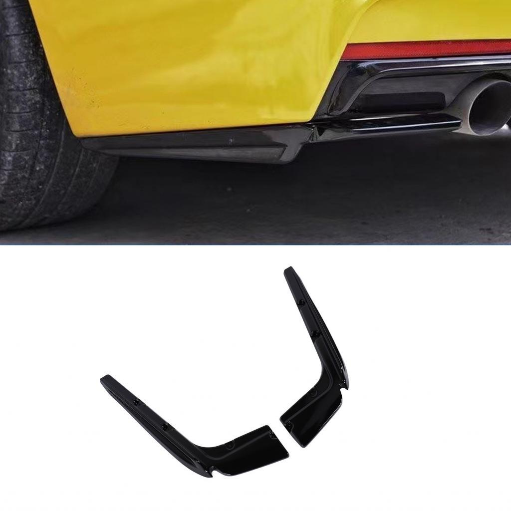 กันชนด้านหลังสปอยเลอร์ GUARD Protector Lip Splitter 1 คู่สำหรับ 3 Series F30 F31 2012 ถึง 2019