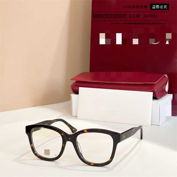 MAFR GU# Fashion Color Block Leg Square Frame Glasses European and American Style Celebrity Style No