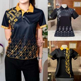 เสื้อโปโลสีดำสำหรับผู้ชายและผู้หญิง สวมใส่ง่าย แห้งเร็ว และร…