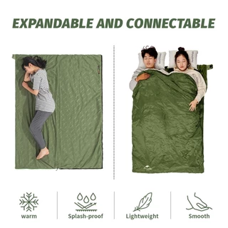【COD】ถุงนอน ultralight พกพาได้ splicable เหมาะสำหรับการเดินป่าและแคมป์ปิ้งในฤดูใบไม้ผลิและฤดูร้อน