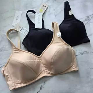 Sabina Forever Young Level 1 เสื้อชั้นใน ไร้โครง รหัส NBF25002 PLUS SIZE M-4XL ตะขอหลัง ฟองบาาง