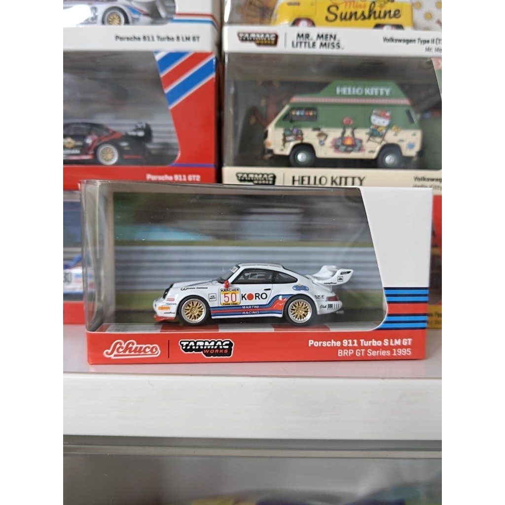 Tarmac Works Porsche 911 Turbo S LM GT BRP GT Series 1995 ใหม่เอี่ยม