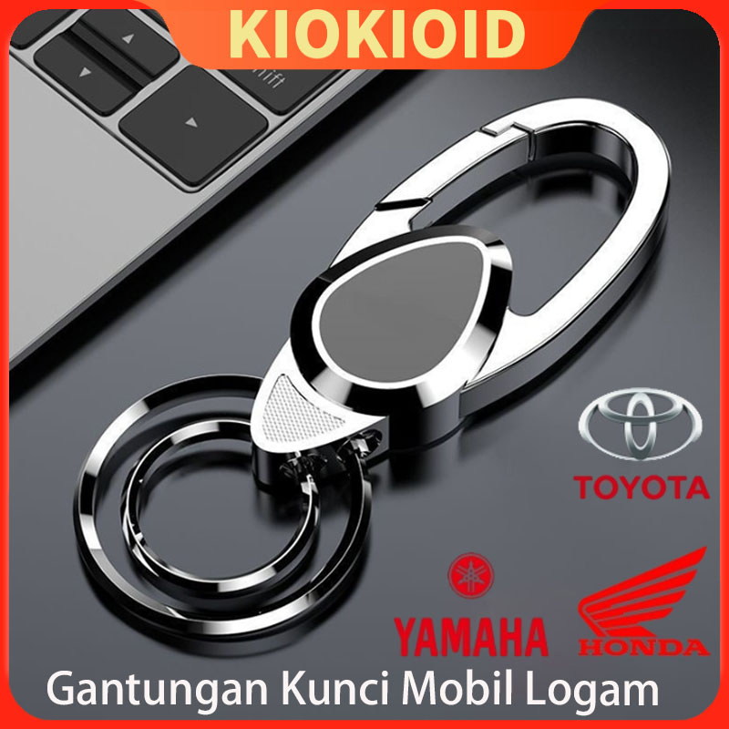 GANTUNGAN ทนทานโลหะAntiพวงกุญแจ/Sincพวงกุญแจ/พวงกุญแจรถรถจักรยานยนต์/Creative LOGO Anti Lost kokio