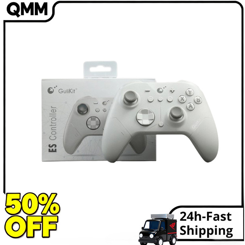 GuliKit ES E-sports คอนโทรลเลอร์ไร้สาย - จอยสติ๊กเอฟเฟกต์ห้องโถงสําหรับสวิตช์/สวิตช์ 2/PC/Windows/An