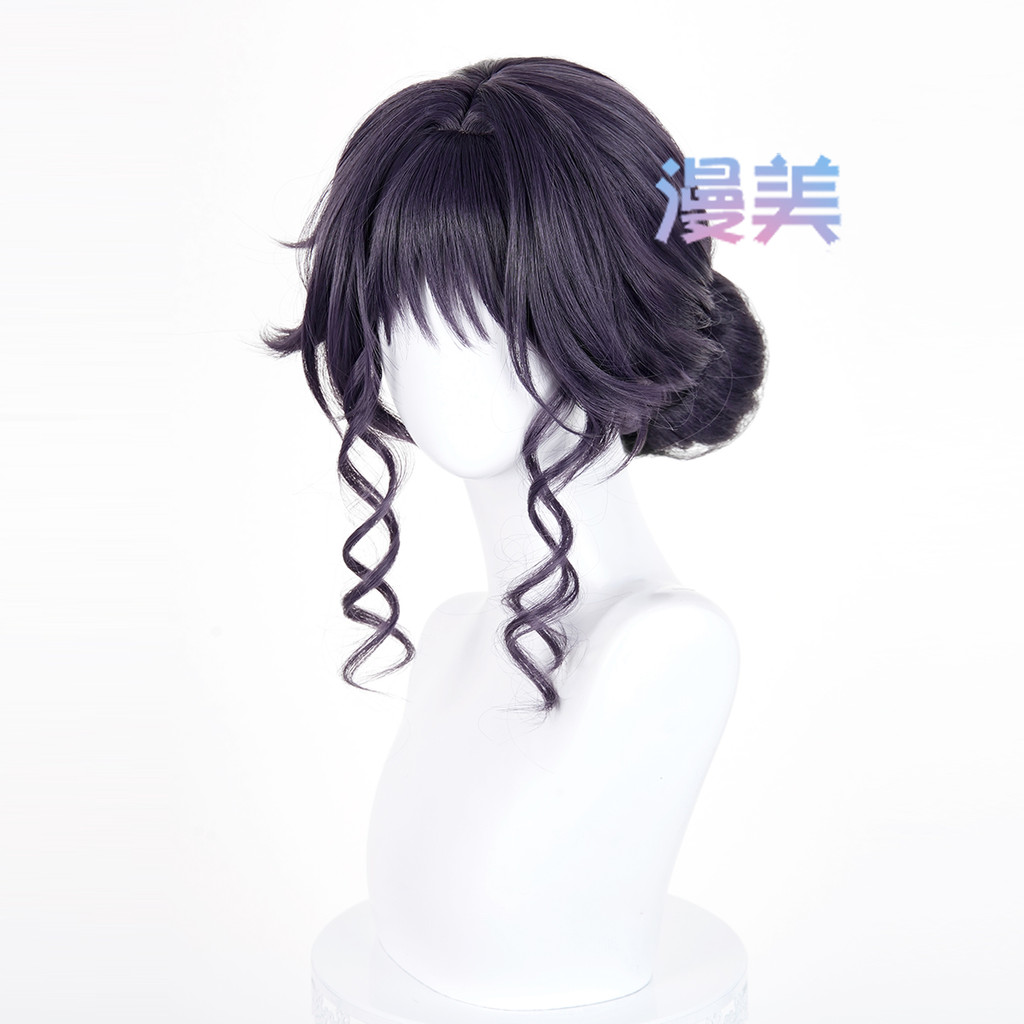【Manmei】The Fragrant Flower Blooms With Dignity Kaoruko Waguri Updo Cosplay Wig 45cm/90cm/75cm Long Heat-Resistant Synthetic Hair - รูปที่ 2