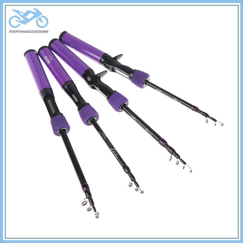 EVER Telescopic Fishing Rod 1.2M 1.5M Lure Line Casting Fishing Rods ปรับน้ําหนักเบา 4/5 ส่วน Rod สํ