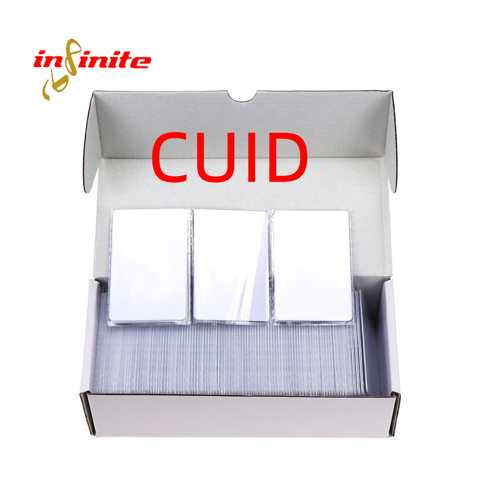 บัตร IC รุ่นใหม่แบบบาง CUID สีขาว เขียนซ้ำได้ รองรับ FUID UfUID KUID ความไวสูง RFID สำหรับระบบเข้าออก