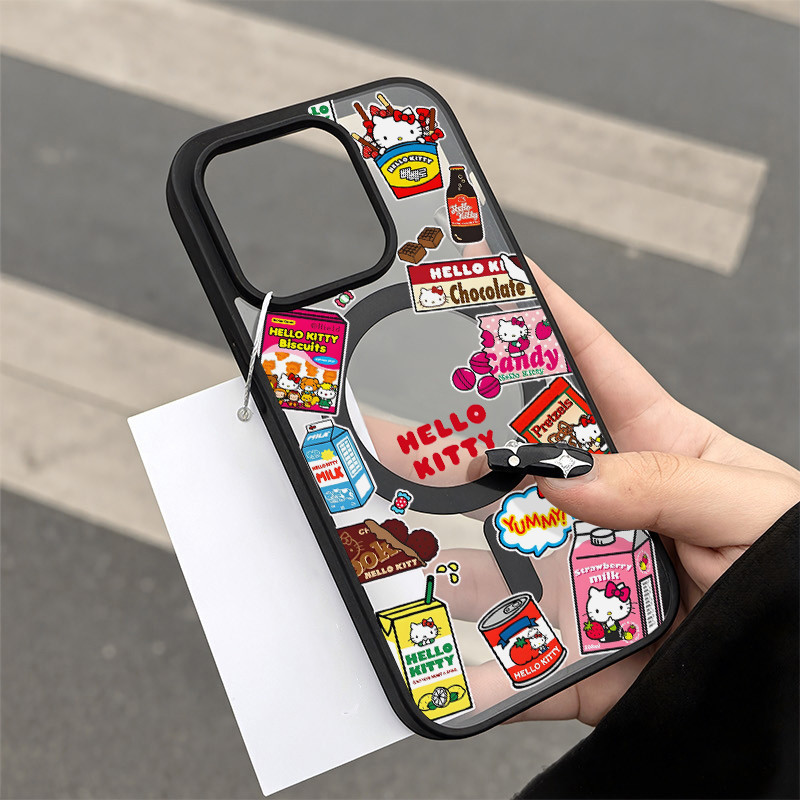 แม่เหล็ก เคสใสกันกระแทกน่ารัก IPhone17 Air 11 12 13 14 15 16 17 PROMAX 17 16 15Pro 16 15 14PLUS 8 7Plus XR X XS XSMAX