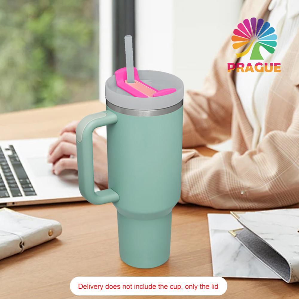 ฝาปิดแก้วน้ํากันฝุ่นป้องกันการรั่วไหลป้องกันน้ํากระเซ็นสําหรับ Stanley 40oz Tumbler [prague.th]