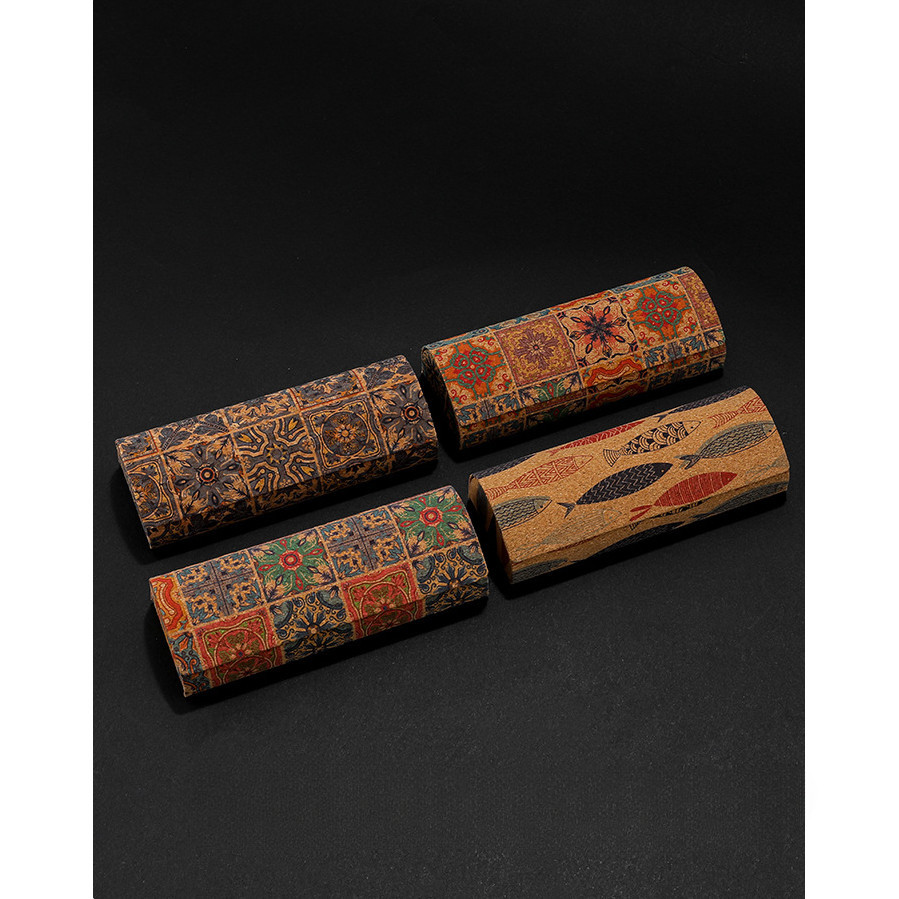 Creative แว่นตา Retro หนังแม่เหล็ก Anti-Pressure แว่นตา Nile ภาพจิตรกรรมฝาผนังรูปแบบ Retro Cork สเปรย์ High-End แว่นตากันแดดแว่นตากันแดด