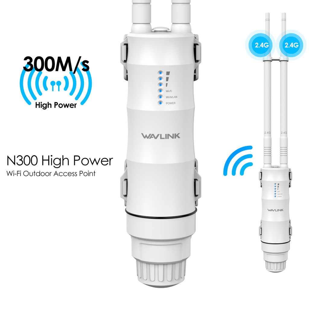 N300 Outdoor Router Outdoor AP Repeater WiFi High Power AP 2.4G Booster
