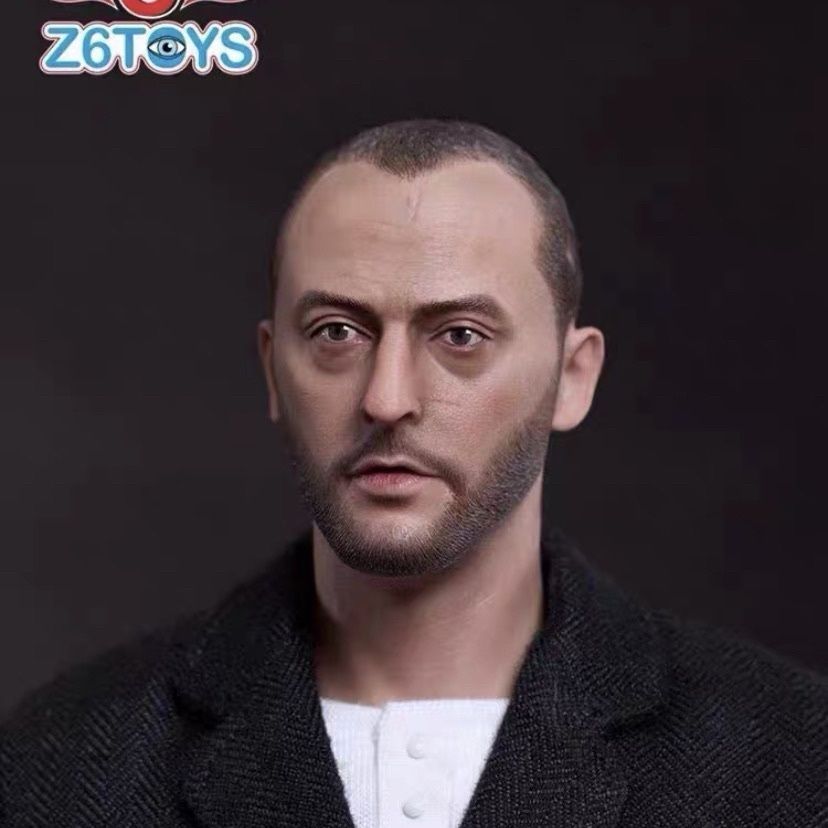 [ฉบับประณีต] Z6TOYS Z003 1/6 Uneasy Cold Killer Head แกะสลัก Leon ชายหัวคลังสินค้าพร้อม