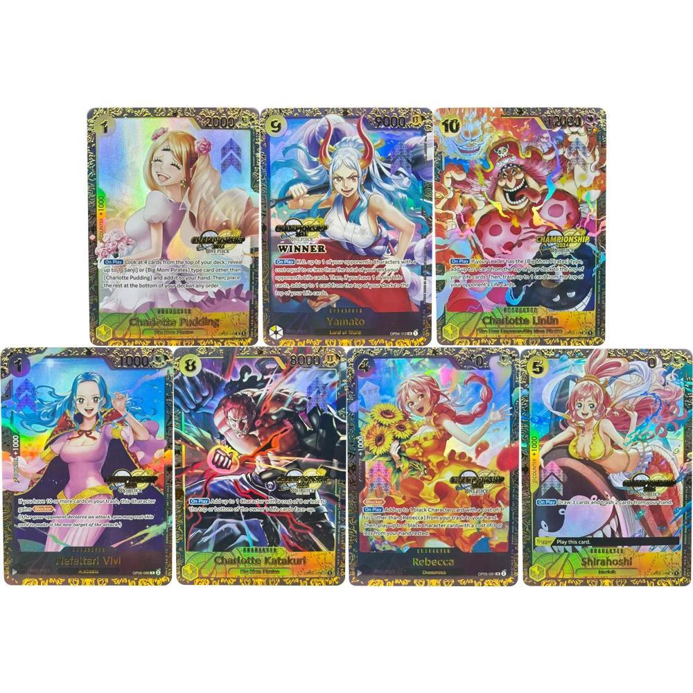 ONE PIECE คอลเลกชันการ์ด CHAMPIONSHIP ST21- 015 Roronoa Zoro EN DIY คุณภาพสูง Self Made เกมอะนิเมะการ์ดของเล่น