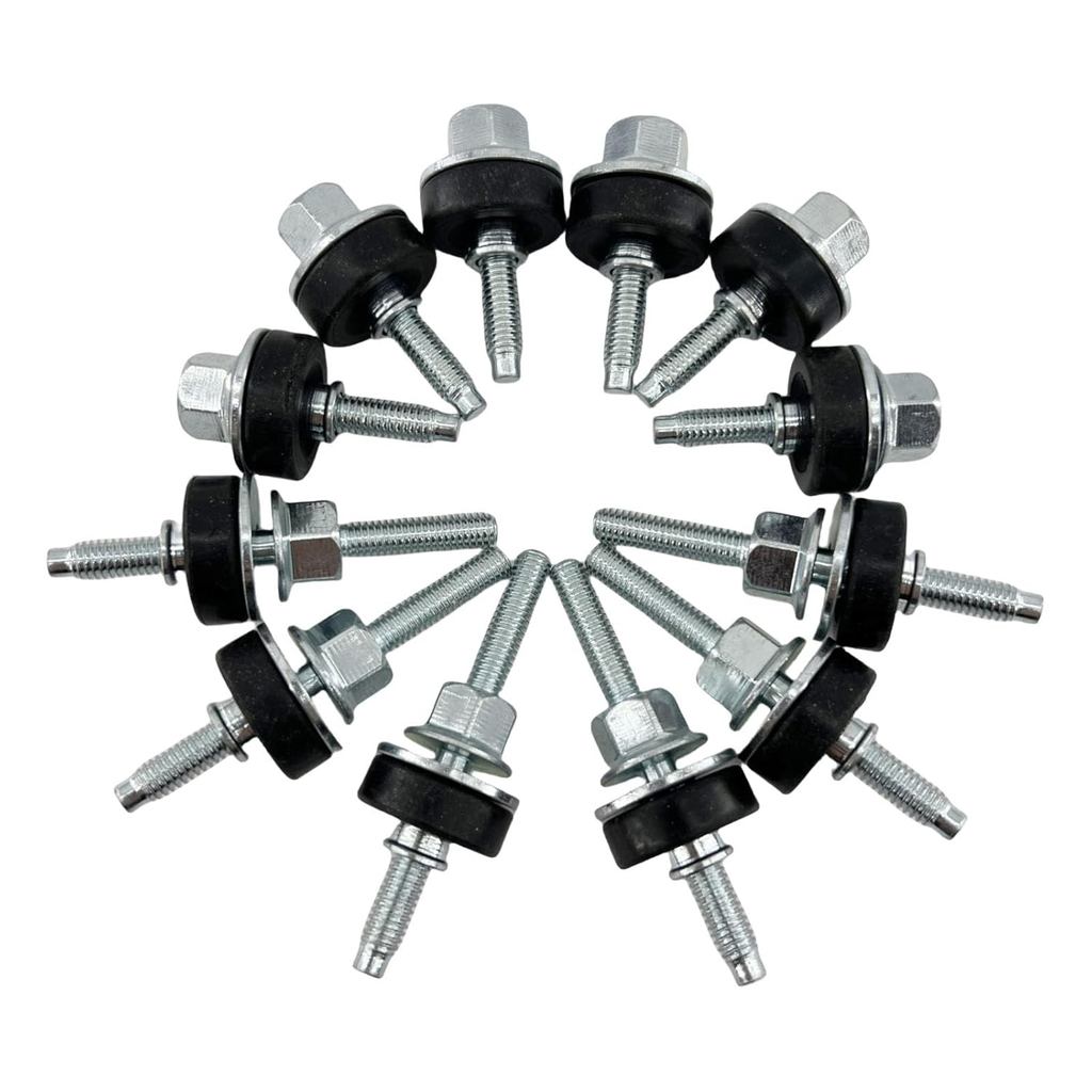 วาล์วฝาครอบ Bolt ชุดหนึ่งด้านยาวและสั้นเปลี่ยน 4C3Z-6C519-AA Fit สําหรับ Ford 6.0 Powerสโตรกดีเซล F2