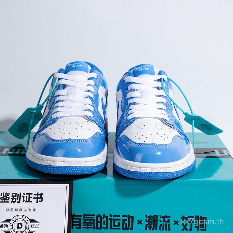 New Taipei Card Blue รองเท้าผ้าใบยาง Outsole เสียงแรงเสียดทาน