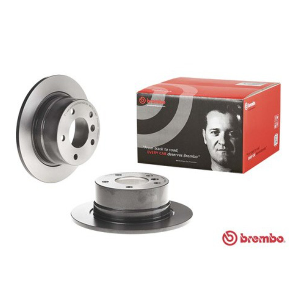 จานเบรคหลัง BMW Z3 E36 1.8i 1.9i 2.0i 2.2i 2.8i 3.0i Coupe Roadster 1995-2003 272MM BREMBO /ชิ้น