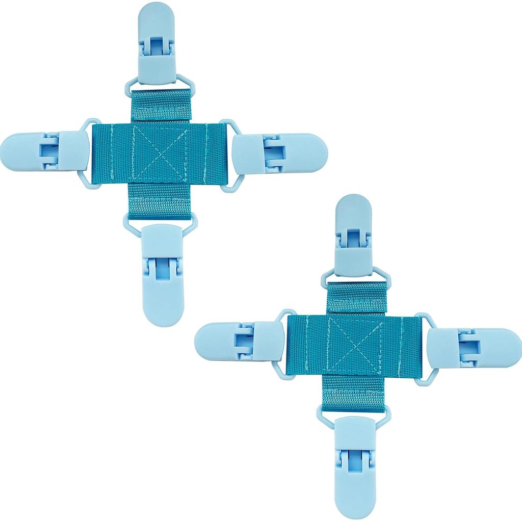 ผ้าปูที่นอน 2 แพ็ค Detangler ช่วยลดซักรีด Tangleds Keep ผ้าปูที่นอน/ปลอกผ้านวม/ผ้าห่มจาก Tangling, บ