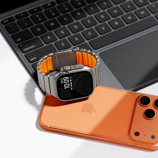 ไทเทเนียม + ซิลิโคน Band หรูหราแม่เหล็กสร้อยข้อมือสําหรับ Apple Watch Ultra 3/2/1 49มม S10 46มม สําหรับ Series 9 8 7 6 5 SE 44/45มม 42มม