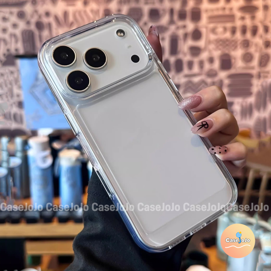 ปลอกหุ้มสำหรับ IPhone 17 15 11 1412 16 13 Pro Max 8 Plus XR 7Plus X XS Max 15  8 7 14 16 Plus SE 2020 เคสใสเรียบง่าย ราคา ถูกที่สุด ดีลบีเคเค แกลเลอรีภาพที่ 6