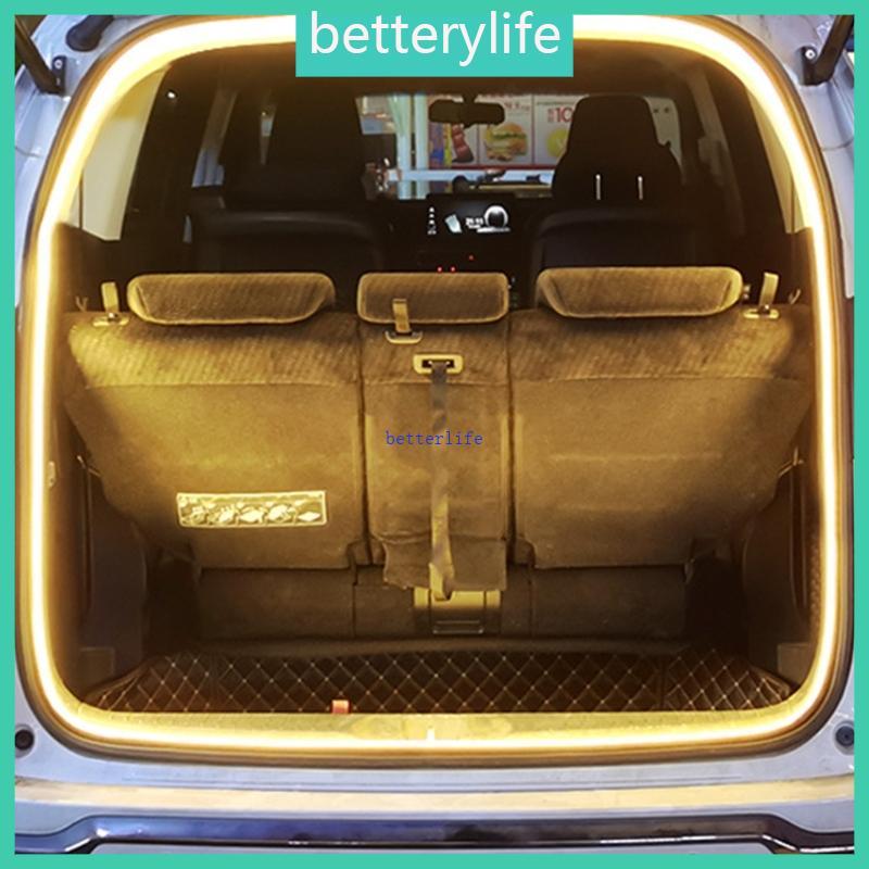 BTF กันน้ํา Trunk Lighting Strips Soft Car Trunk LED Strips ตกแต่งสําหรับรถยนต์