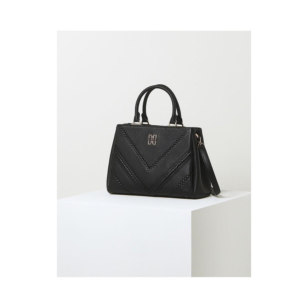 韩国直邮[DAKS ACC] [DAKS Handbag] 黑色 V Mesh Point Tote Bag