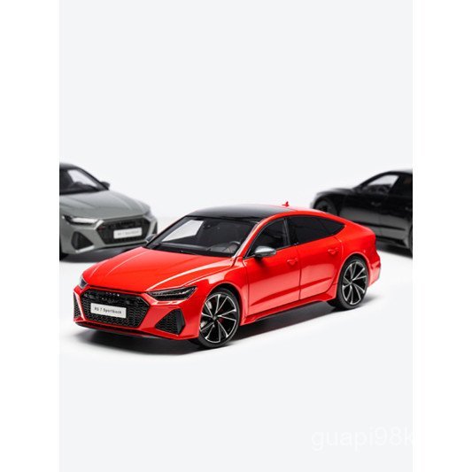 KengFai 1: 18 2021 Audi Audi RS7 C8 Sportback โมเดลรถโลหะผสม