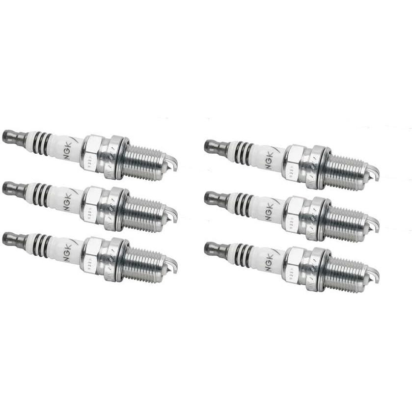 หัวเทียน NGK Iridium TR55IX (6 แพ็ค) สําหรับ apontiac BONNEVILLE SE 1988-2005 3.8L/231
