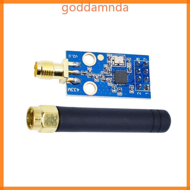 GODD CC1101 433MHz โมดูลรับส่งสัญญาณพร้อมเสาอากาศ SMA สําหรับการสื่อสารส่งข้อมูลทางไกล