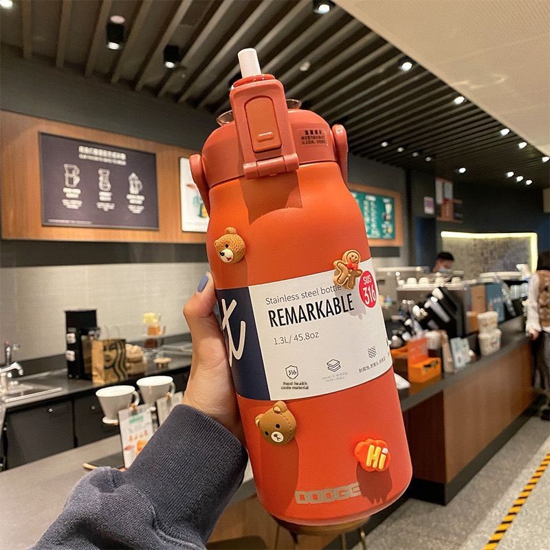 DODGE Thermos 1.7L & 1.3L ฉนวนประสิทธิภาพสูงสแตนเลส