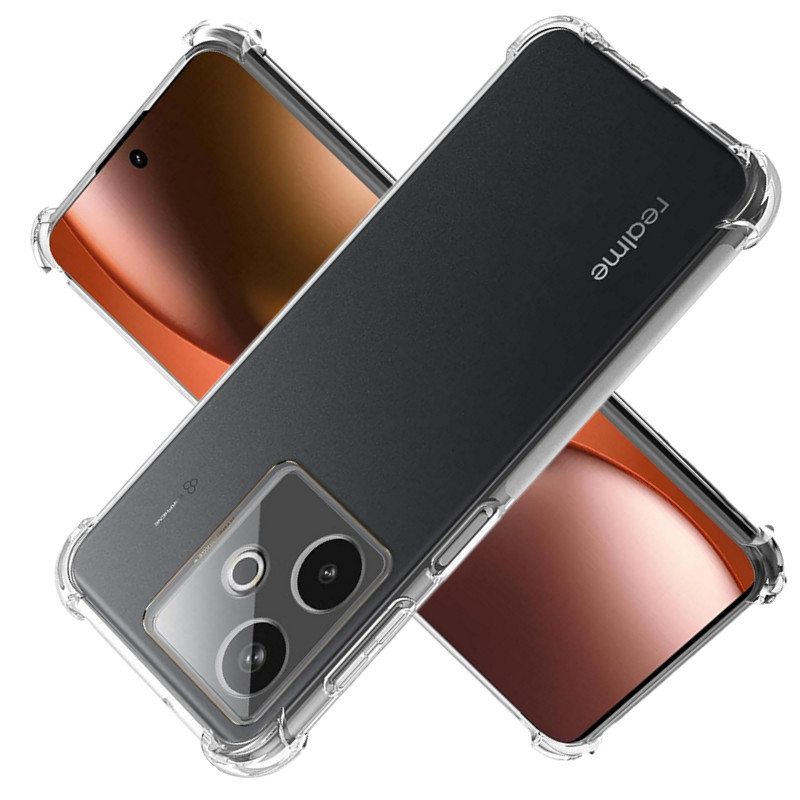 CASE REALME GT 7 / 7T SILICONE SOFT ANTICRCK CLEAR SHOCKPROOF SLIM FIT DESIGN AIRBAG PNEW